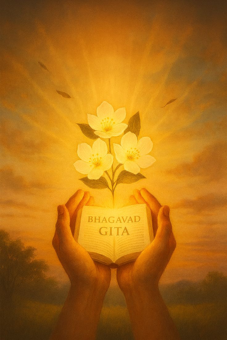 Why Reading the Bhagavad Gita During Pregnancy Actually Makes Sense (Even If You're Not "Religious")