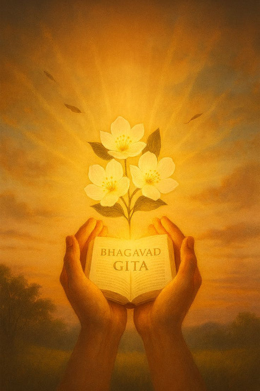 Why Reading the Bhagavad Gita During Pregnancy Actually Makes Sense (Even If You're Not "Religious")