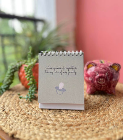 My Store 4.5 x 3 inches Affirmation Calendar for New Parents