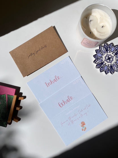 Nurturing Kosha Pregnancy Announcement Card for Dadi-to-be and Dada-to-be