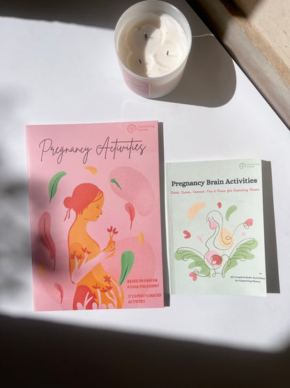 Nurturing Kosha Pregnancy Activity Books - Set of 2 [Bestseller]
