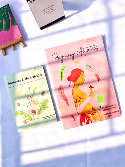 Nurturing Kosha Pregnancy Activity Books - Set of 2 [Bestseller]