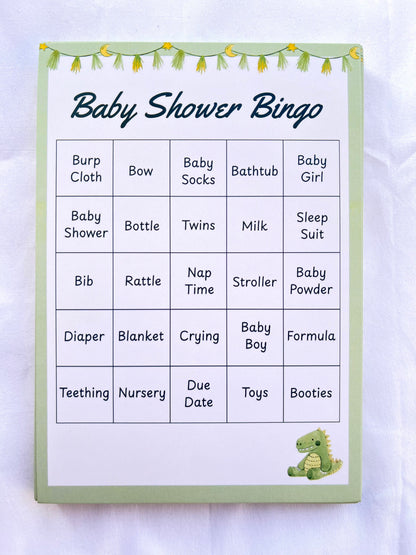 Nurturing Kosha Baby Shower Bingo Cards Game