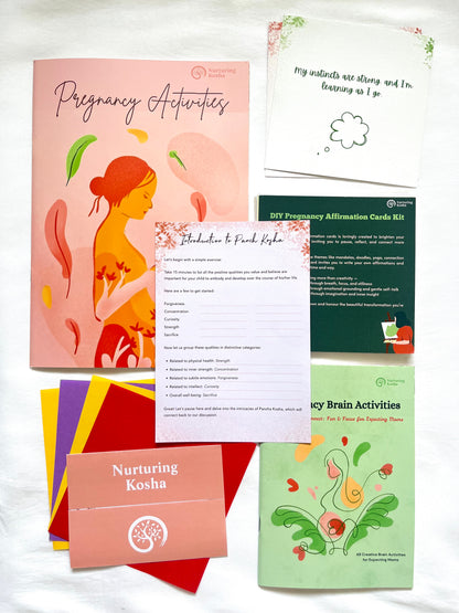 Nurturing Kosha Pregnancy Wellness Kit - Set of 3