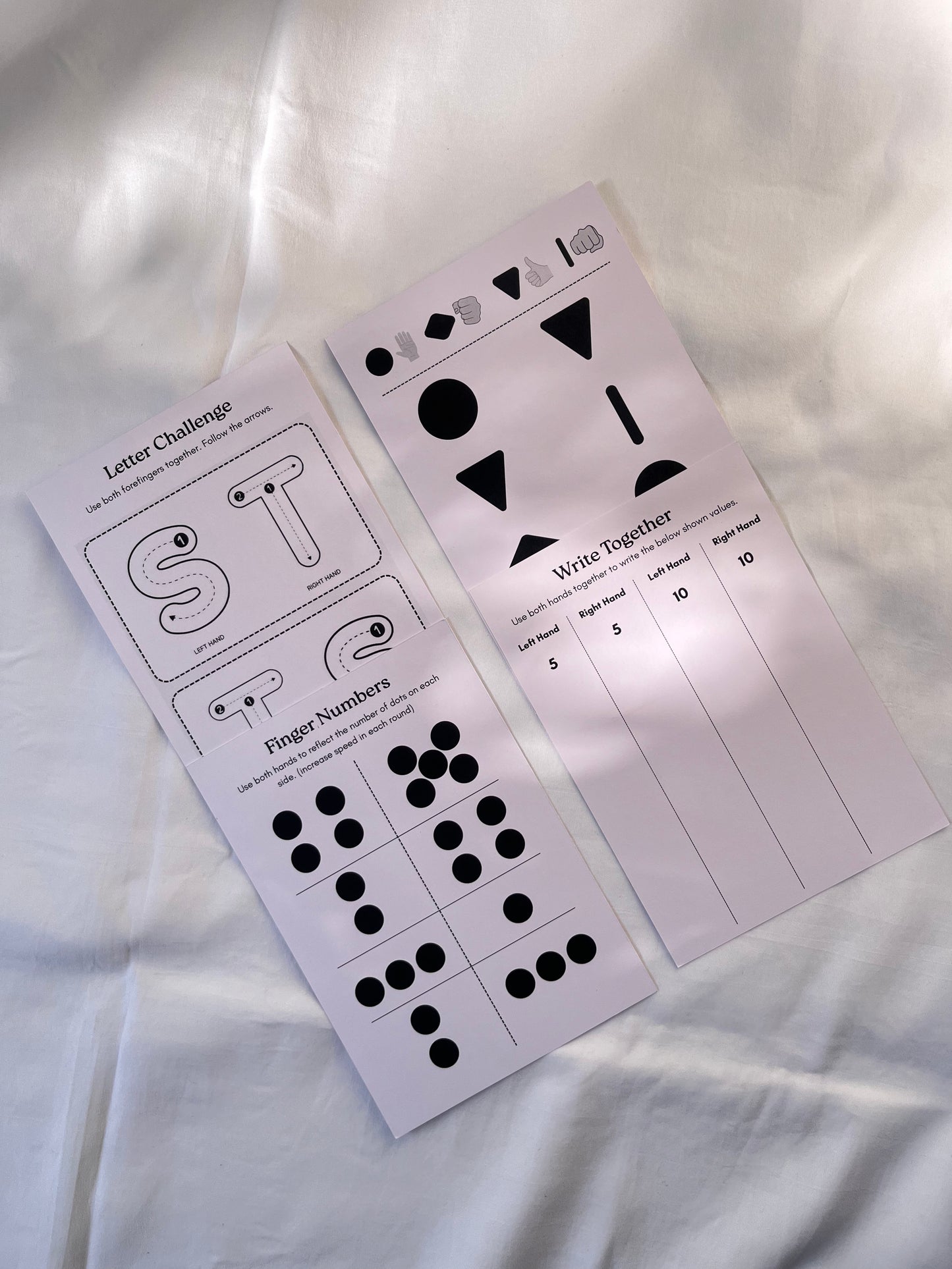 Pregnancy Activity Books & Left-Brain Right-Brain Cards Set